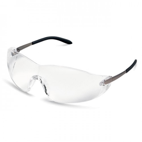 MCR Safety S2110 Blackjack Clear Lens Safety Glasses